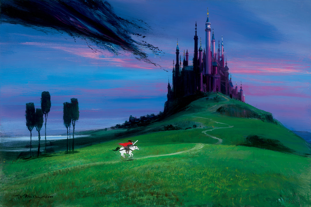 Peter Ellenshaw Disney Aurora's Rescue Limited Edition Canvas Giclee