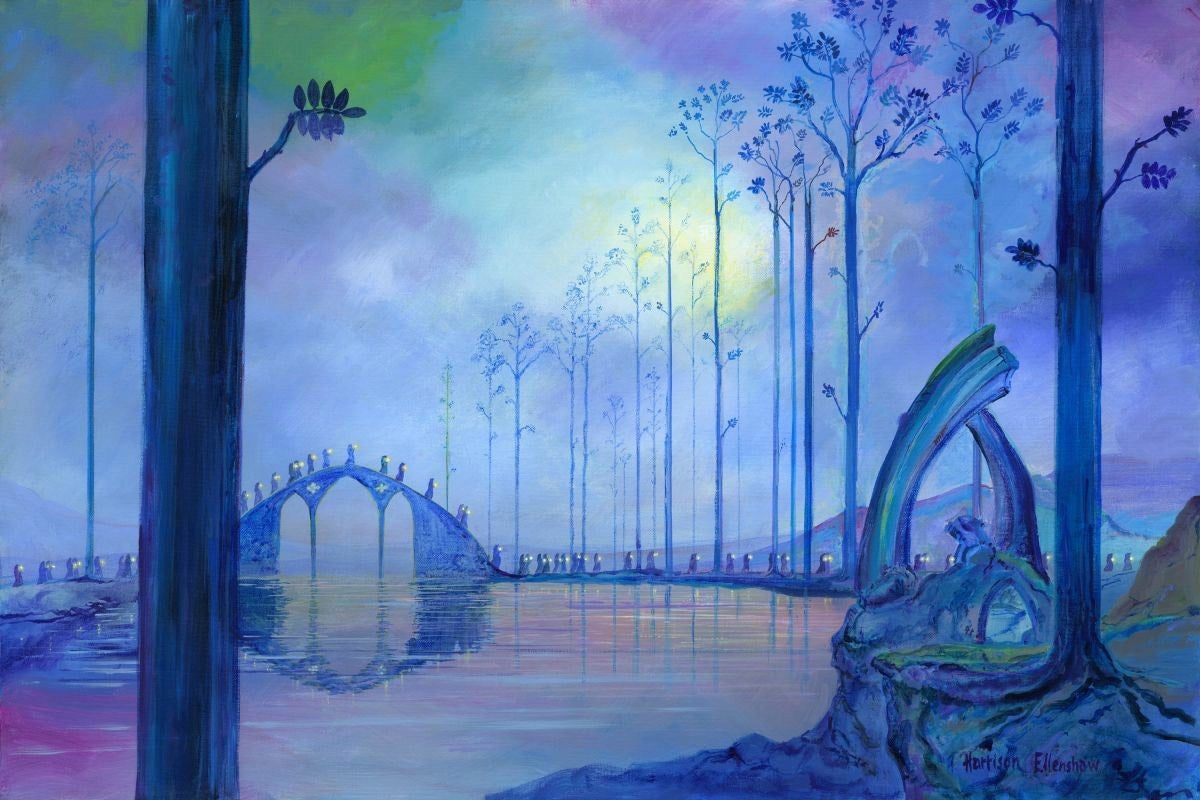 Harrison Ellenshaw Disney Ave Maria Limited Edition Canvas Giclee