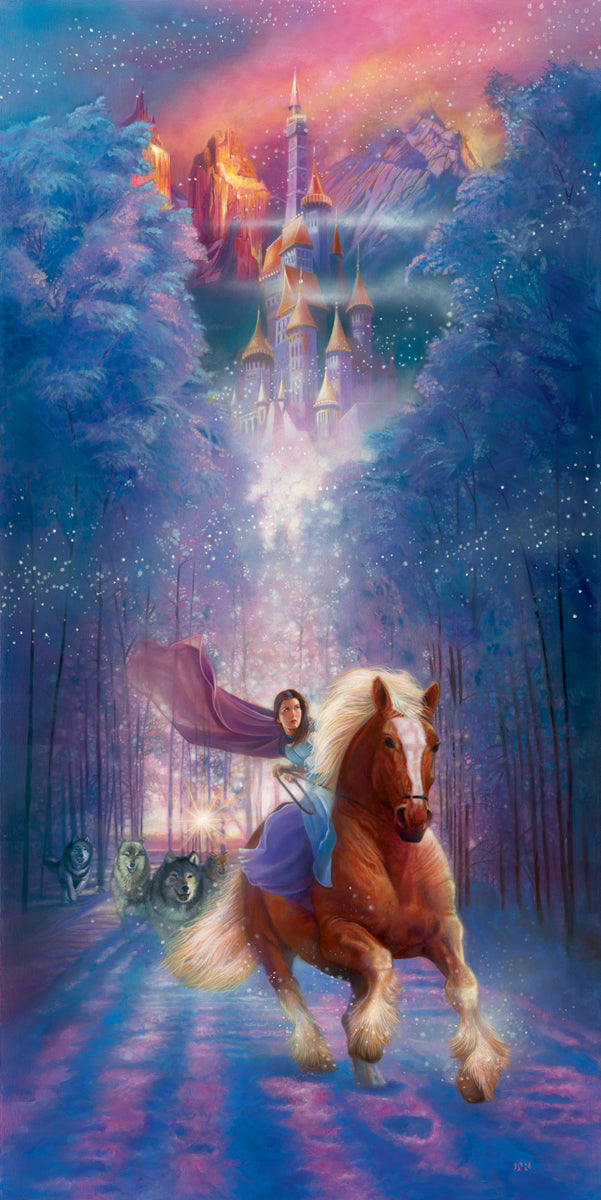 John Rowe Disney Belle's Search Limited Edition Canvas Giclee