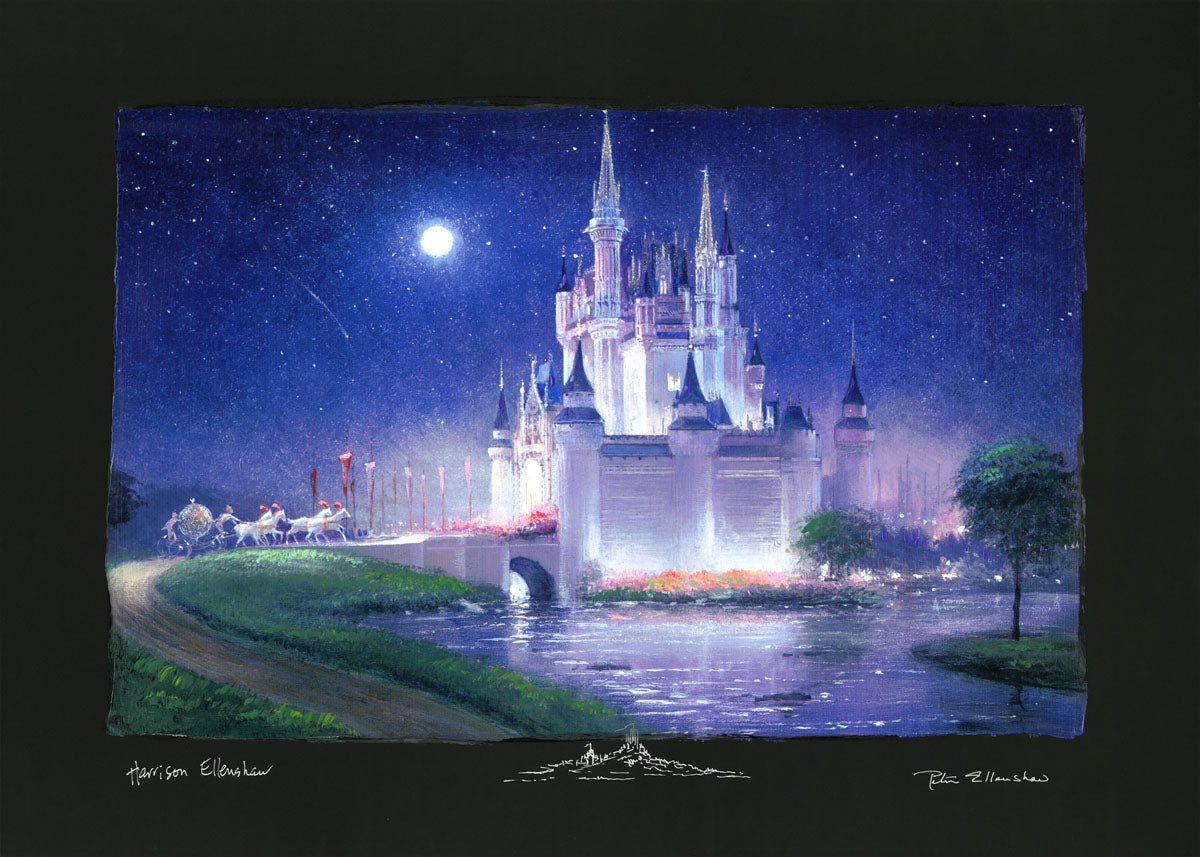 Peter and Harrison Ellenshaw Disney Cinderella's Grand Arrival Limited Edition Paper
