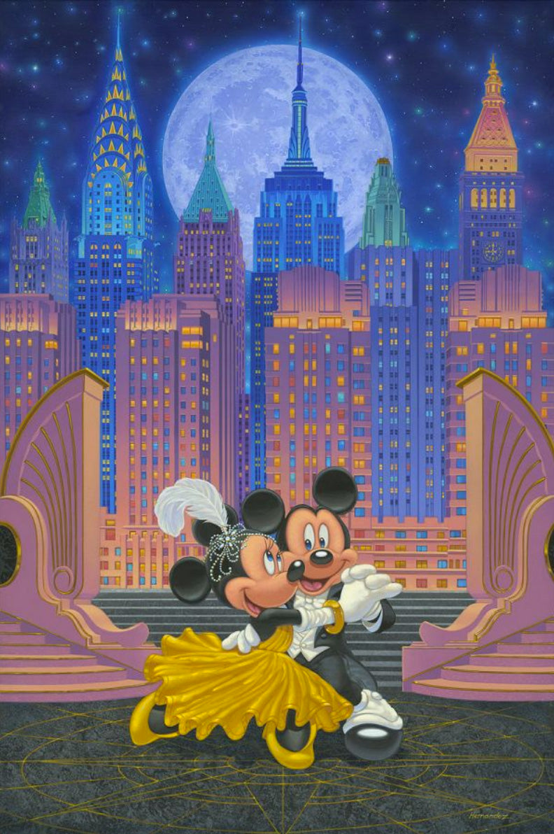 Manuel Hernandez Disney "Dancing Under the Stars" Limited Edition Canvas Giclee