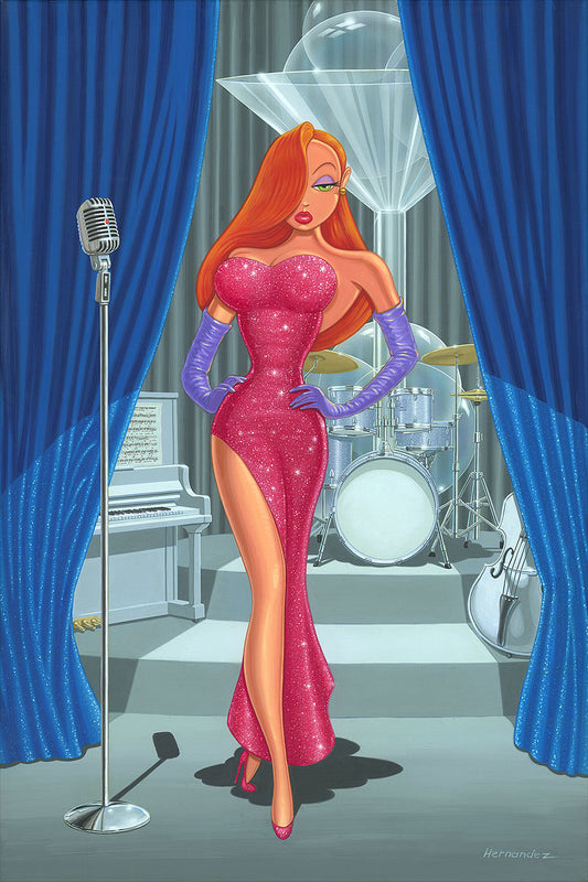 Manuel Hernandez Disney "Diva in a Red Dress" Limited Edition Canvas Giclee