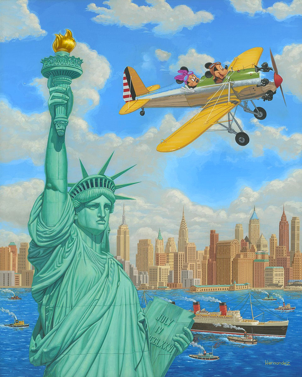 Manuel Hernandez Disney "Freedom Flight" Limited Edition Canvas Giclee