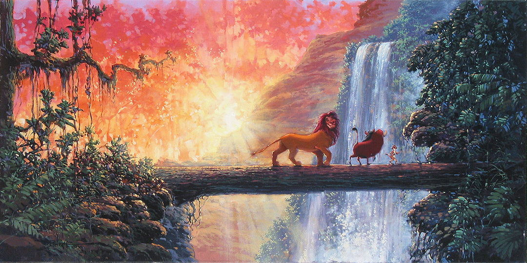 Rodel Gonzalez Disney Hakuna Matata Limited Edition Canvas Giclee