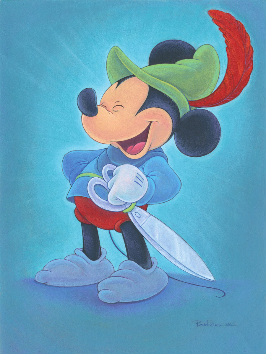 Bret Iwan Disney Happy Hero Limited Edition Canvas Giclee