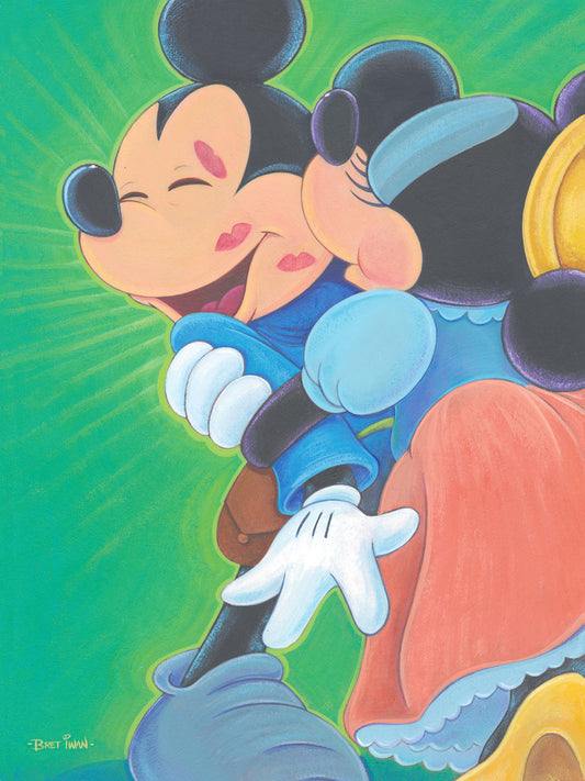 Bret Iwan Disney "Kisses for Bravery" Limited Edition Canvas Giclee