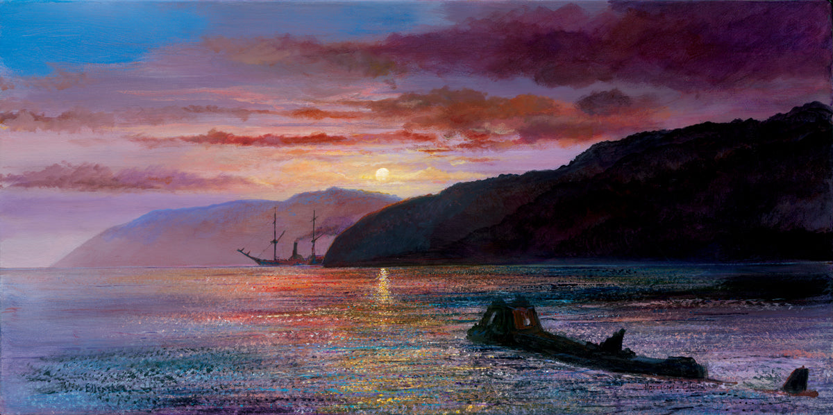 Peter and Harrison Ellenshaw Disney "Lying in Wait" Limited Edition Canvas Giclee