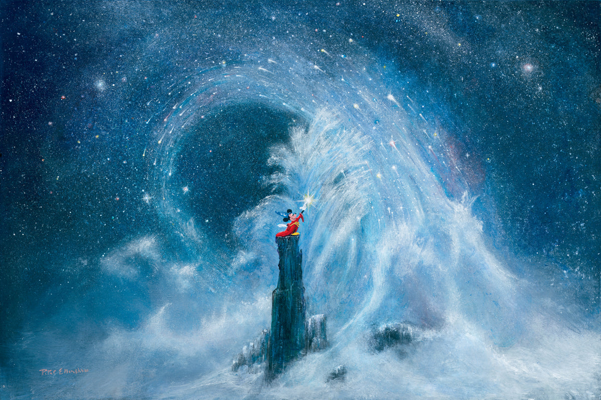 Peter Ellenshaw Disney "Mickey's Dream" Limited Edition Canvas Giclee