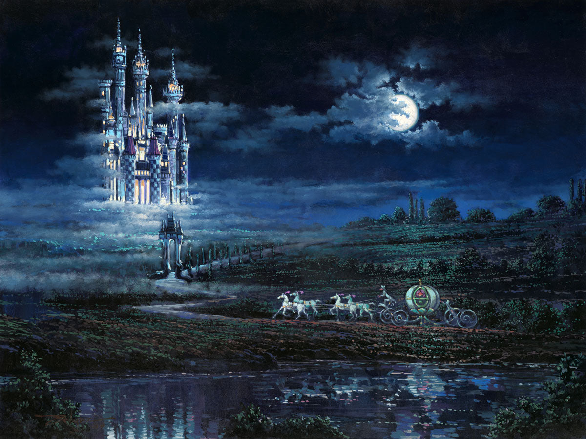 Rodel Gonzalez Disney "Moonlit Castle" Limited Edition Canvas Giclee