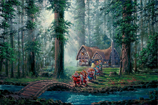Rodel Gonzalez Disney "Morning Walk" Limited Edition Canvas Giclee