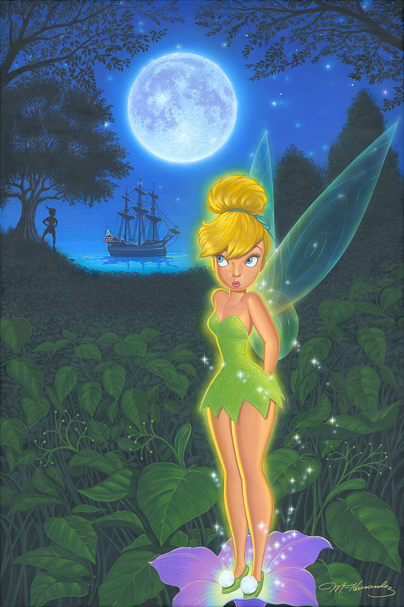 Manuel Hernandez Disney "Pixie in Neverland" Limited Edition Canvas Giclee