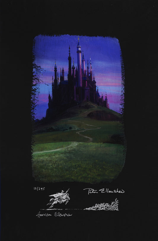 Peter and Harrison Ellenshaw Disney "Sleeping Beauty Castle" Limited Edition Paper