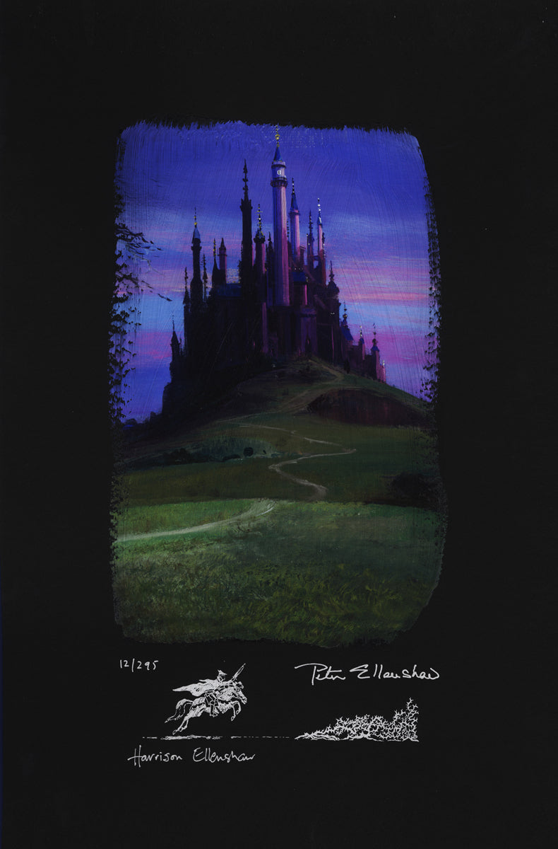 Peter and Harrison Ellenshaw Disney Sleeping Beauty Castle Limited Edition Paper