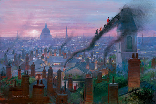 Peter Ellenshaw Disney "Smoke Staircase" Limited Edition Canvas Giclee