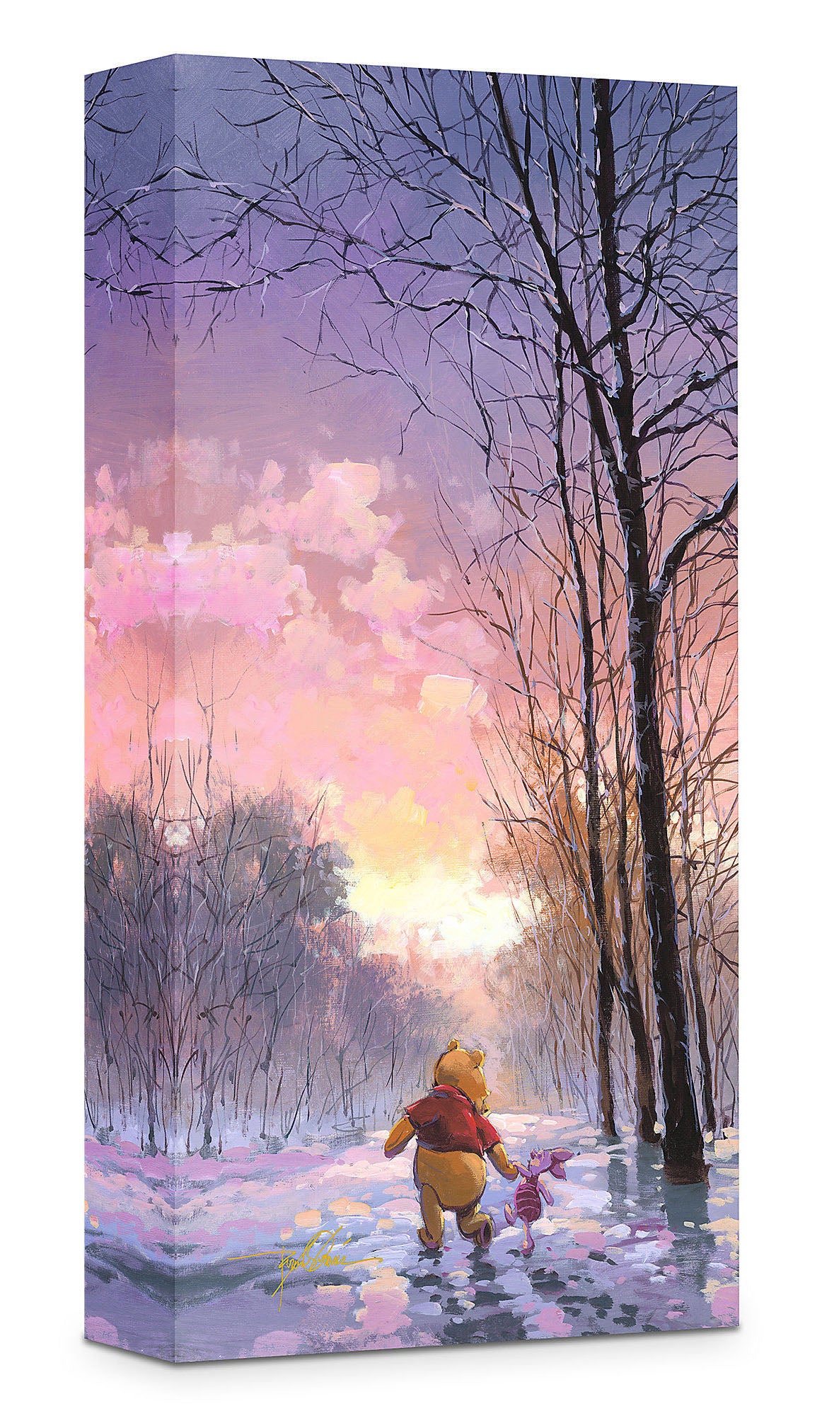 Rodel Gonzalez Disney "Snowy Path" Limited Edition Canvas Giclee