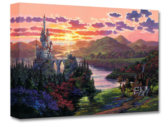 Rodel Gonzalez Disney The Beauty in Beast's Kingdom Limited Edition Canvas Giclee