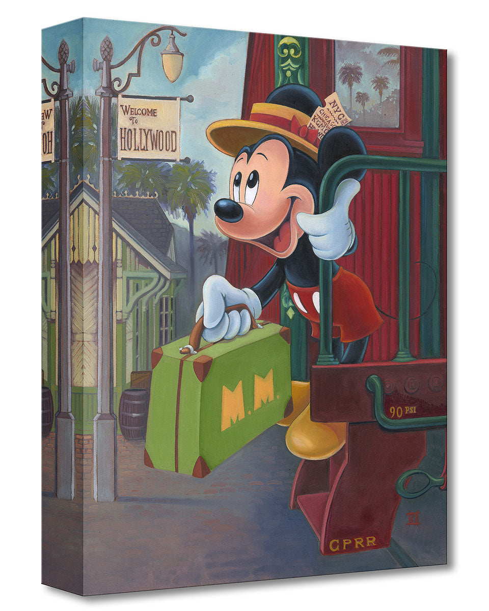 Bret Iwan Disney Track 28 Limited Edition Canvas Giclee