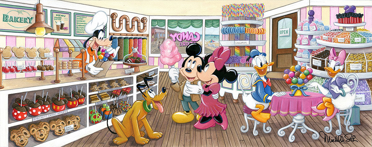 Michelle St. Laurent Disney "Trip to the Candy Store" Limited Edition Canvas Giclee
