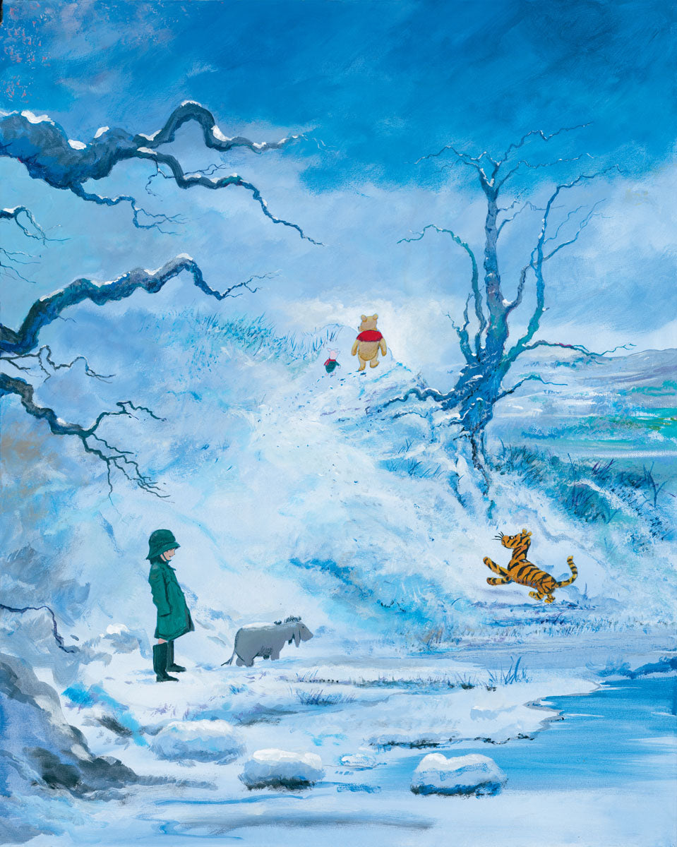 Peter and Harrison Ellenshaw Disney Winter Limited Edition Canvas Giclee