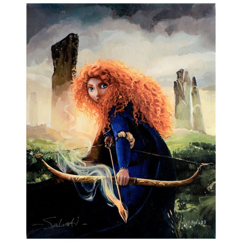 Jim Salvati Disney "Brave Merida" Limited Edition Canvas Giclee