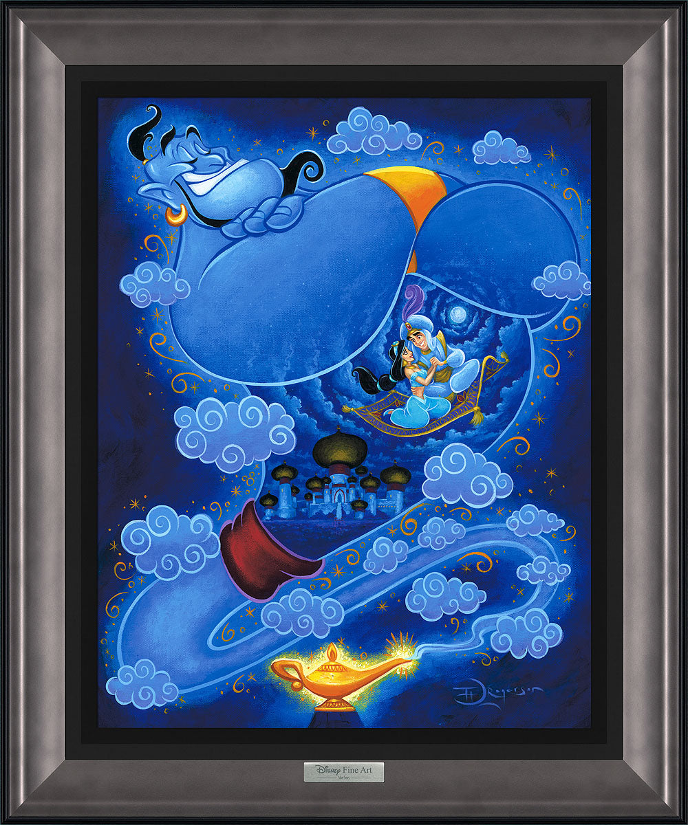 Tim Rogerson Disney I Dream of Genie Limited Edition Canvas Giclee
