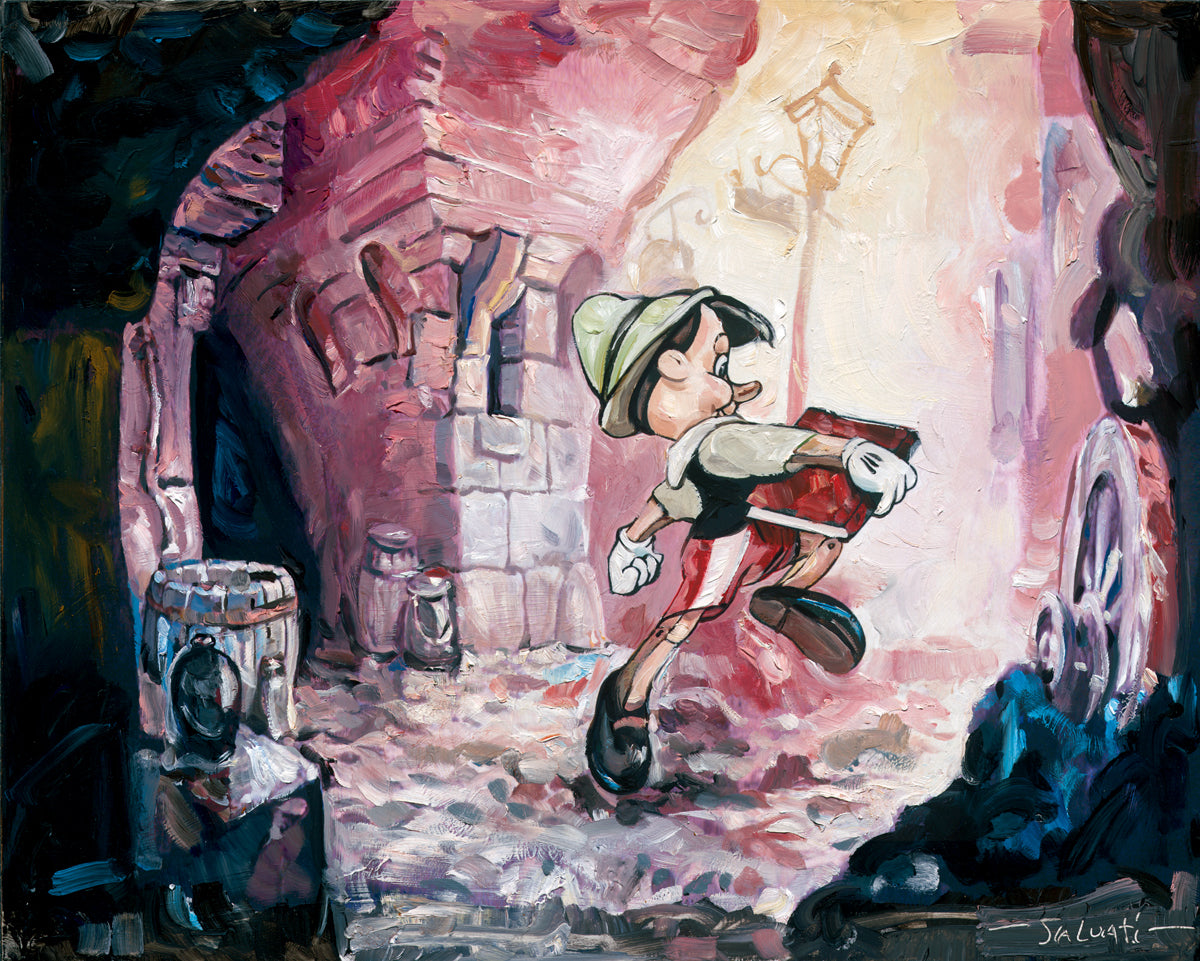 Jim Salvati Disney I'm a Boy Limited Edition Canvas Giclee