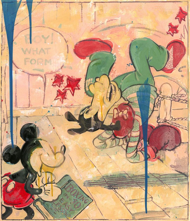 Jim Salvati Disney "Ringside" Limited Edition Canvas Giclee