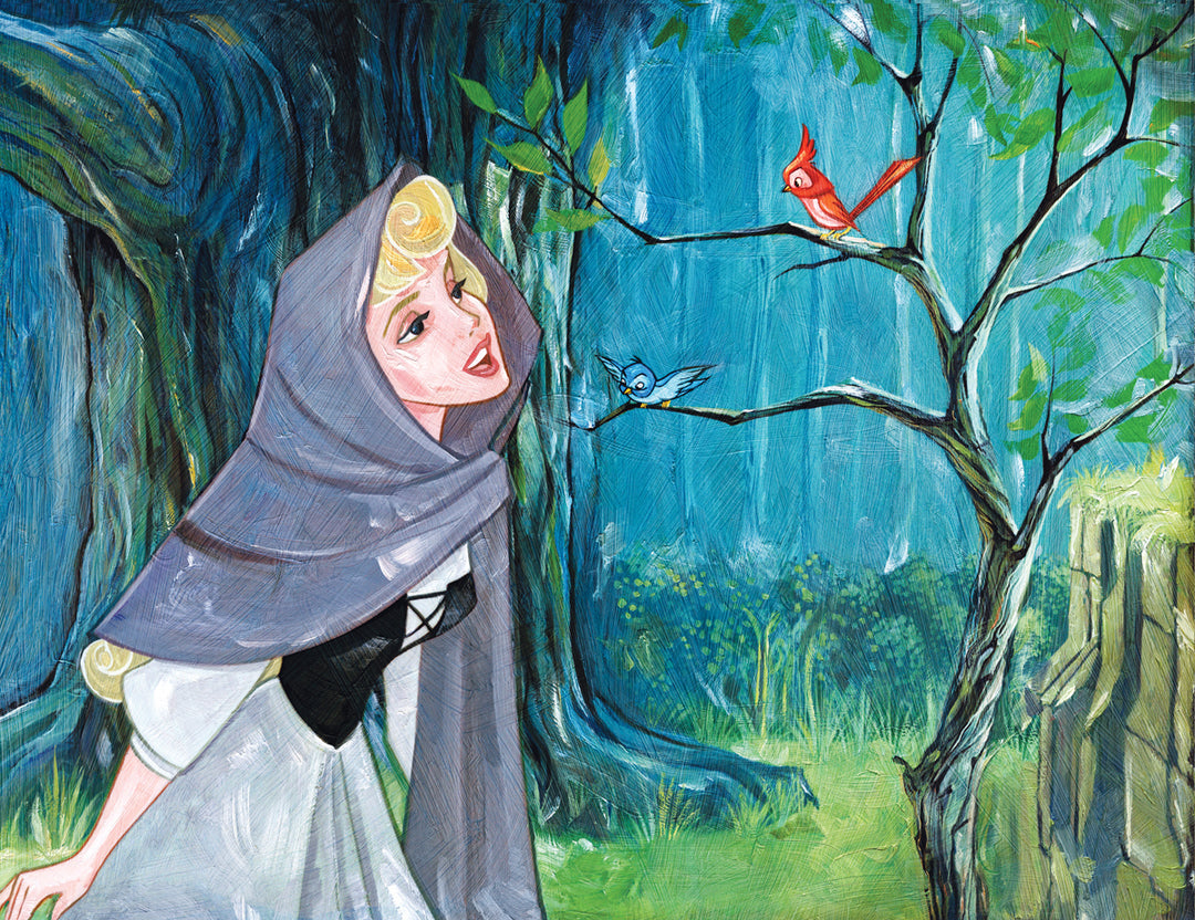 Jim Salvati Disney Singing With The Birds Limited Edition Canvas Giclee