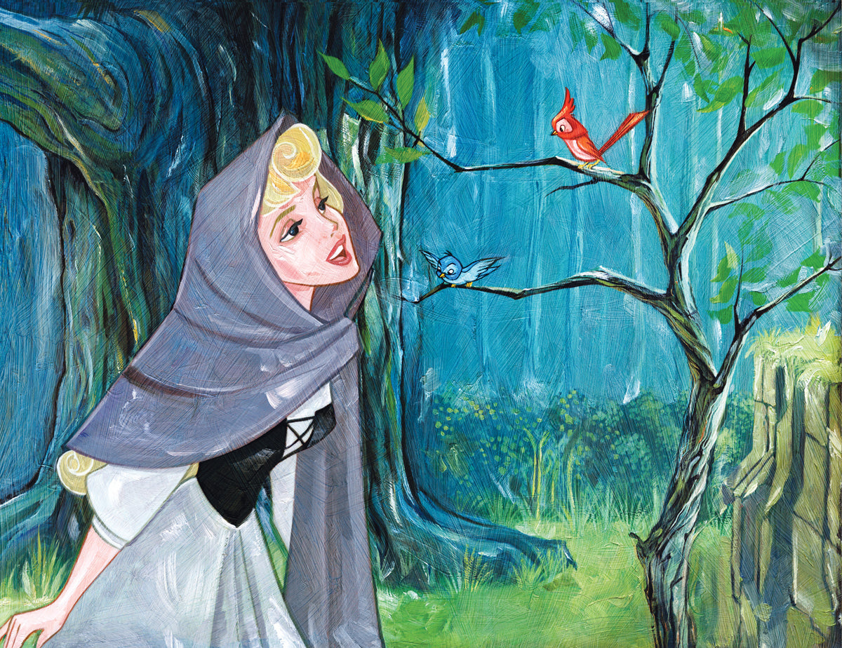 Jim Salvati Disney Singing With The Birds Limited Edition Canvas Giclee