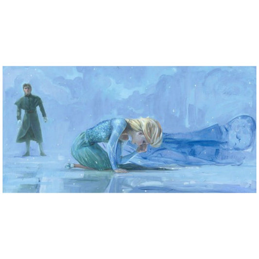 Jim Salvati Disney "The Coldest Day" Limited Edition Canvas Giclee