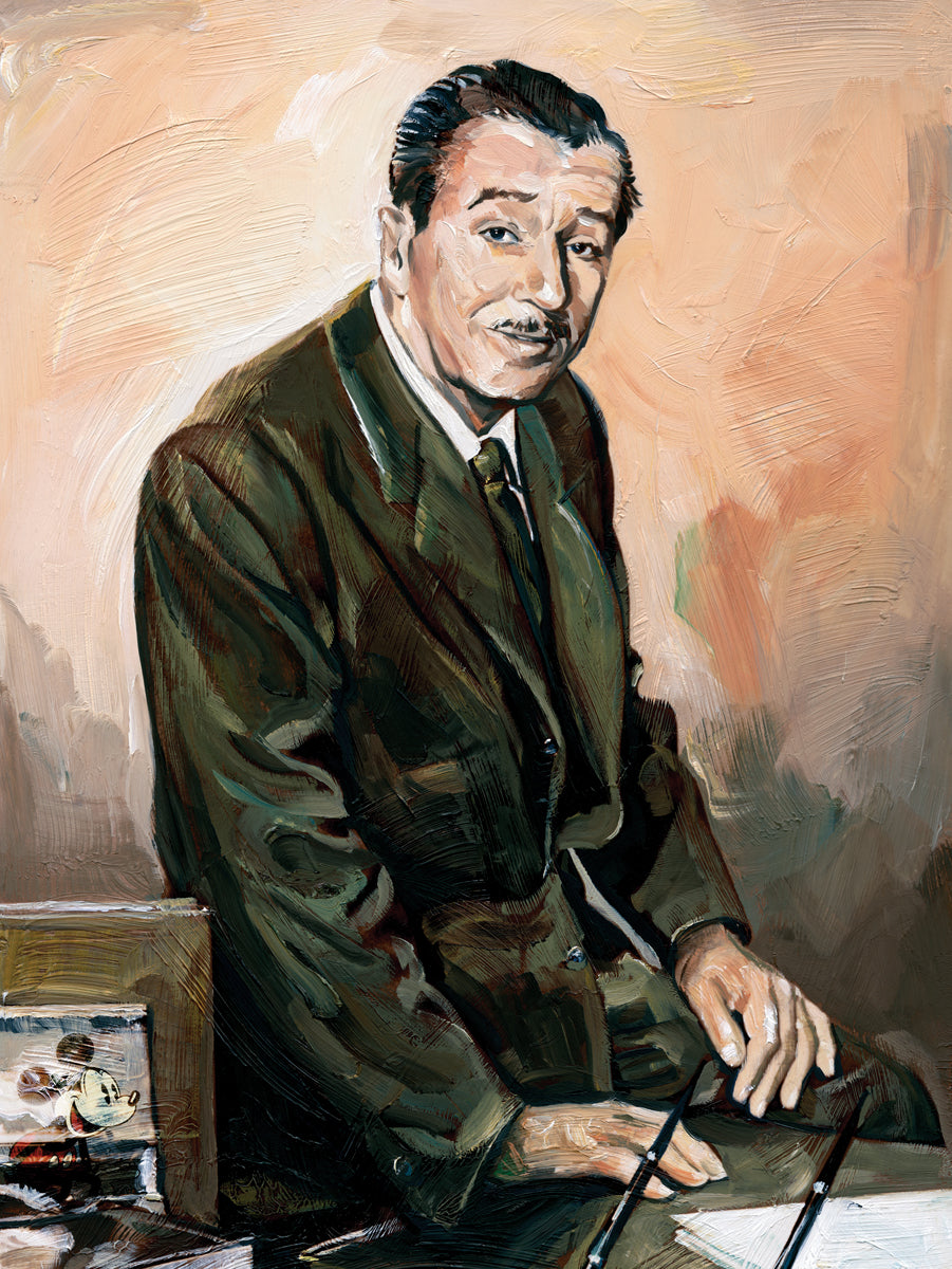 Jim Salvati Disney "Walt" Limited Edition Canvas Giclee