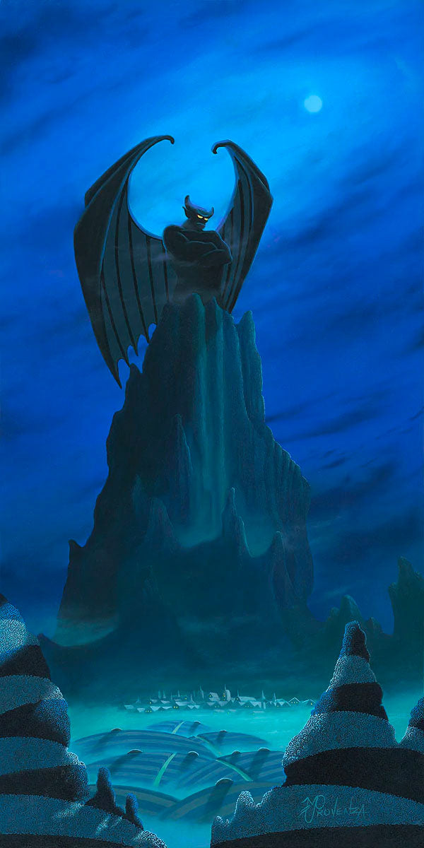 Michael Provenza Disney "A Dark Blue Night" Limited Edition Canvas Giclee