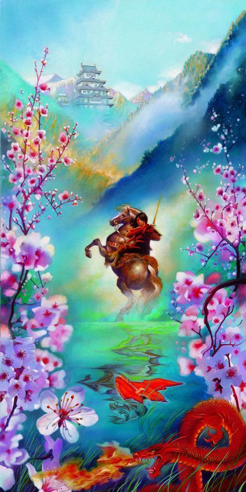 John Rowe Disney A Warrior's Reflection Limited Edition Canvas Giclee