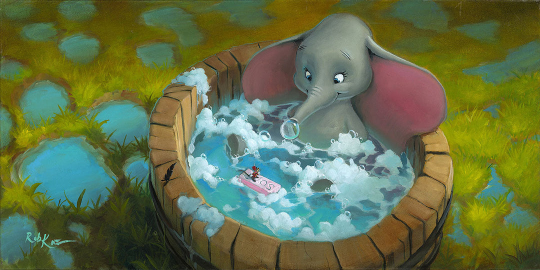 Rob Kaz Disney Good Clean Fun Limited Edition Canvas Giclee