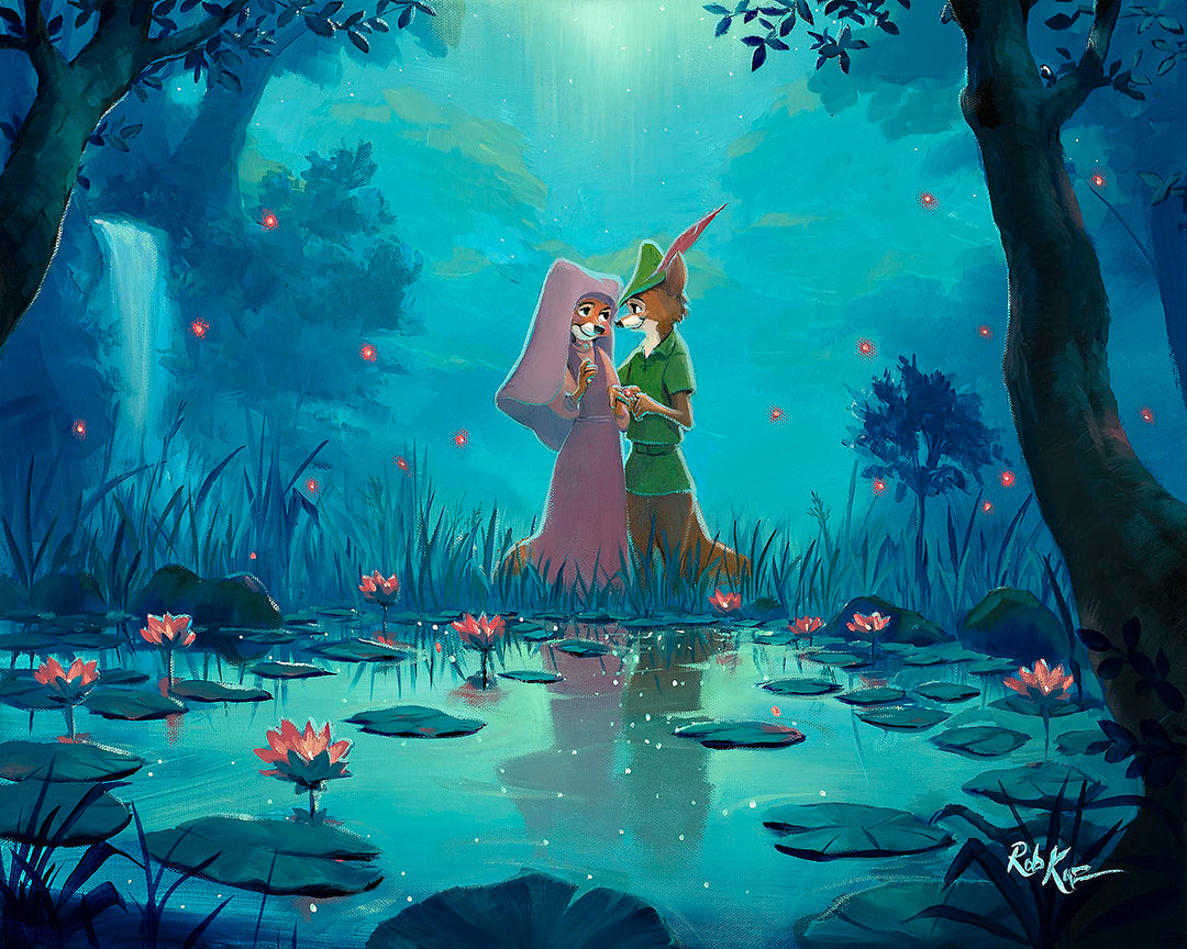 Rob Kaz Disney Moonlight Proposal Limited Edition Canvas Giclee