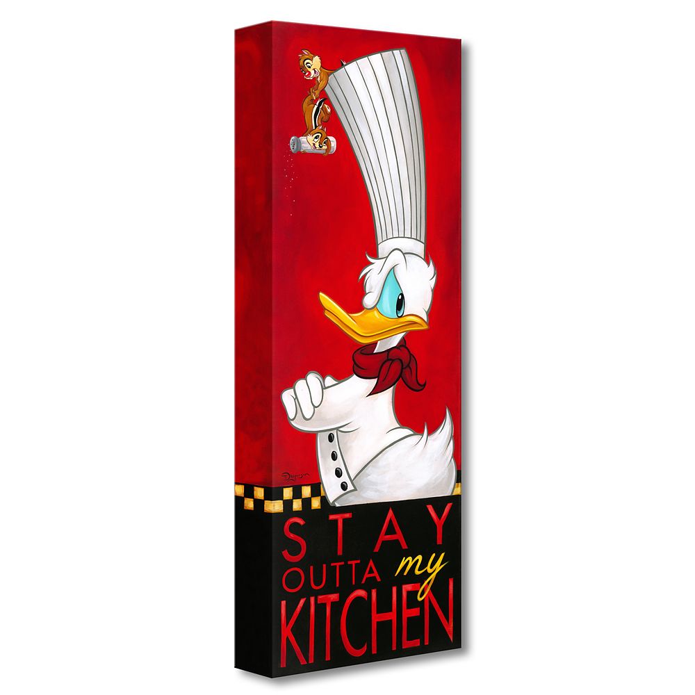 Tim Rogerson Disney "Stay Outta My Kitchen" Limited Edition Canvas Giclee