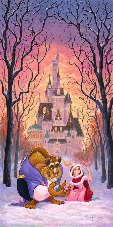 Tim Rogerson Disney "There's Something Sweet" Limited Edition Canvas Giclee