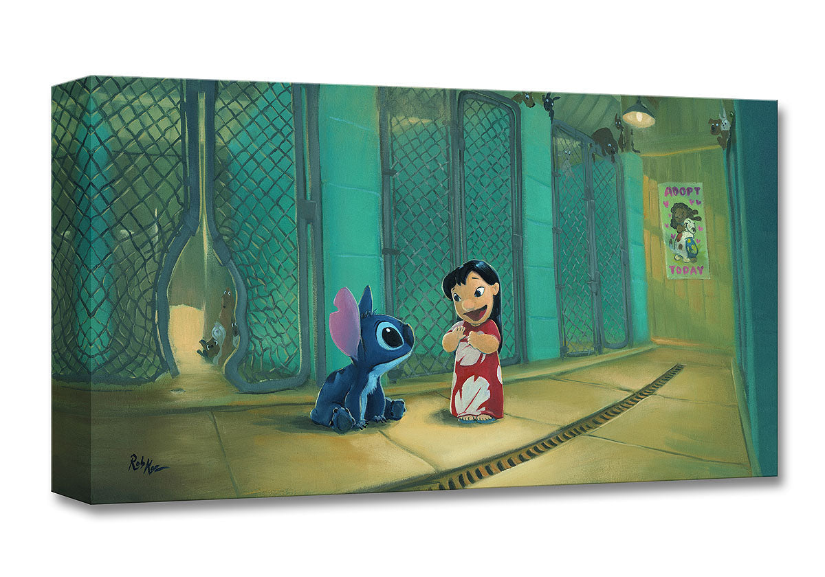 Rob Kaz Disney "Welcome to the Family" Limited Edition Canvas Giclee