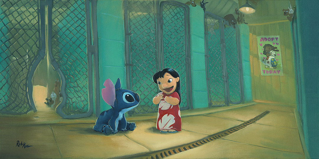 Rob Kaz Disney Welcome to the Family Limited Edition Canvas Giclee