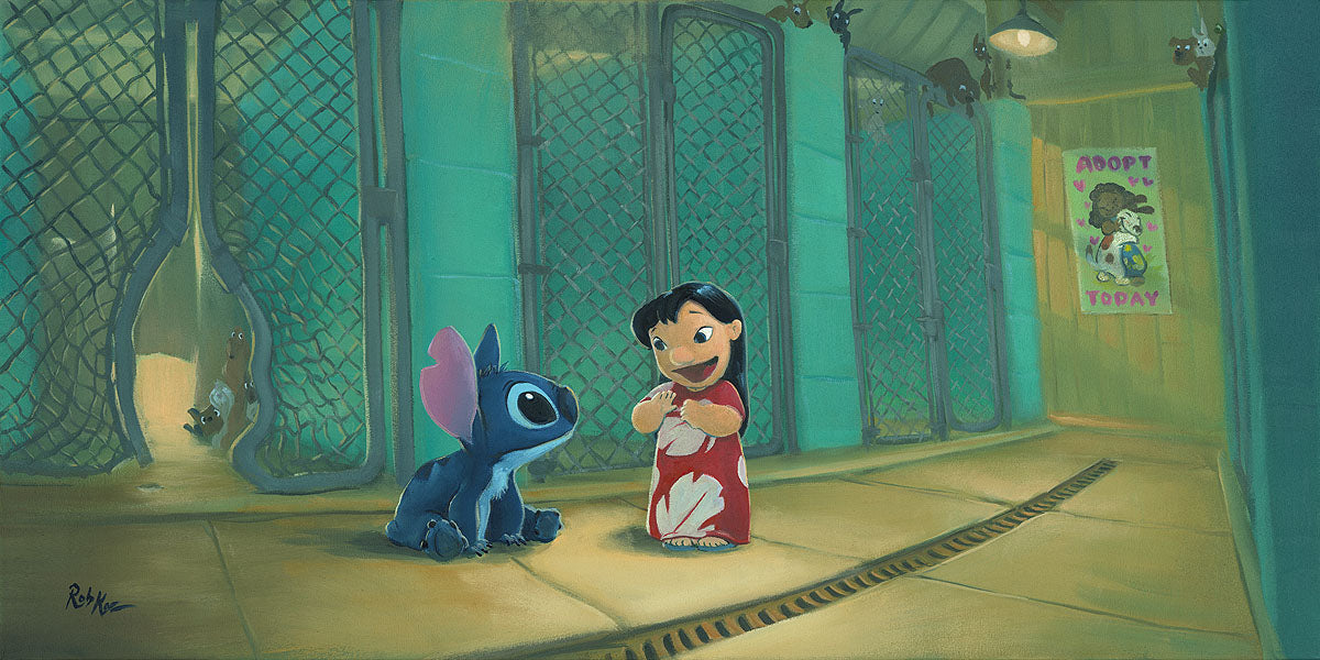Rob Kaz Disney Welcome to the Family Limited Edition Canvas Giclee