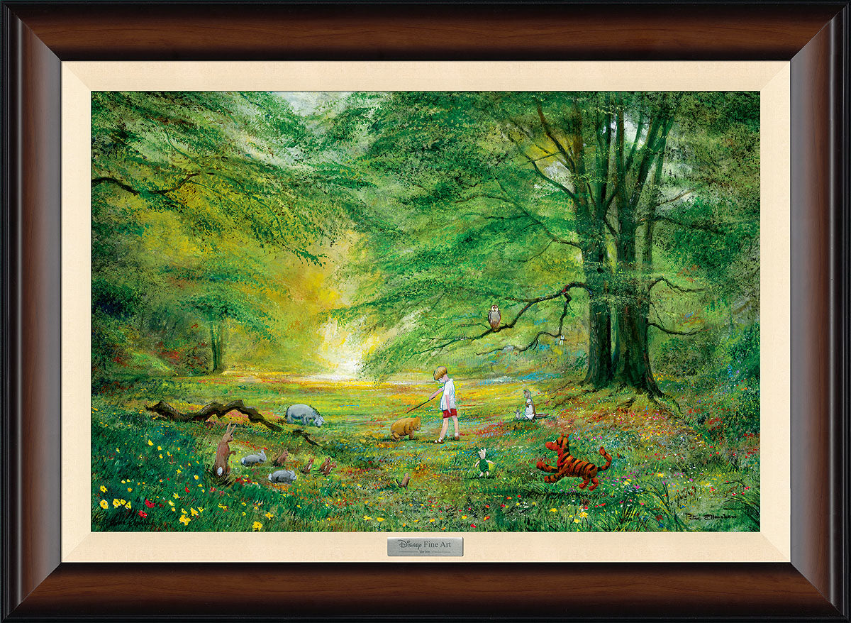Peter and Harrison Ellenshaw Disney "The Knighting of Pooh" Limited Edition Canvas Giclee