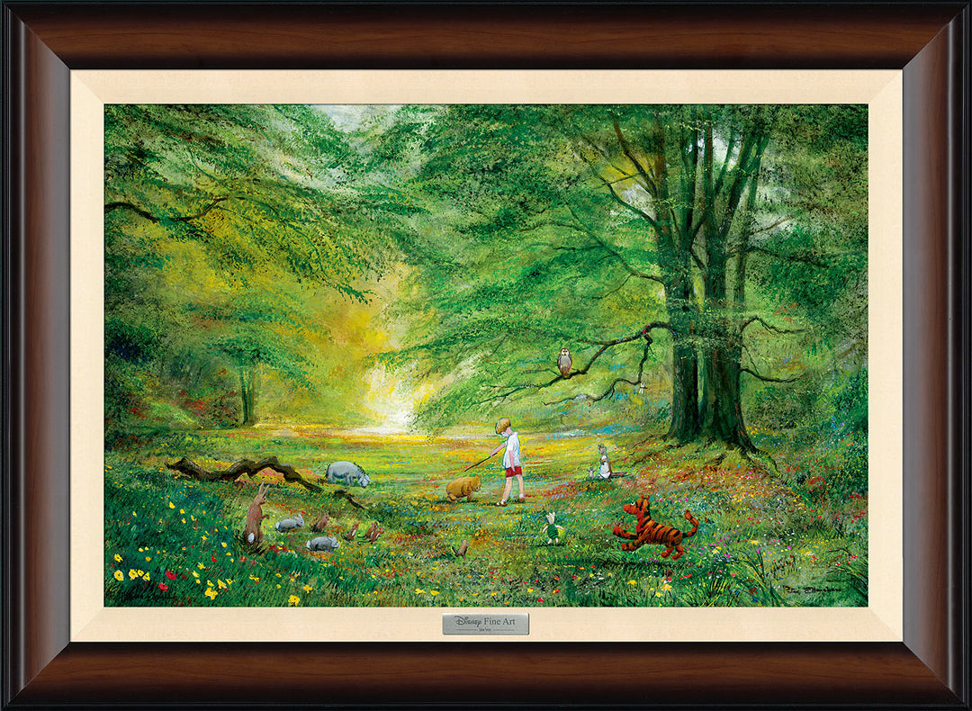 Peter and Harrison Ellenshaw Disney The Knighting of Pooh Limited Edition Canvas Giclee