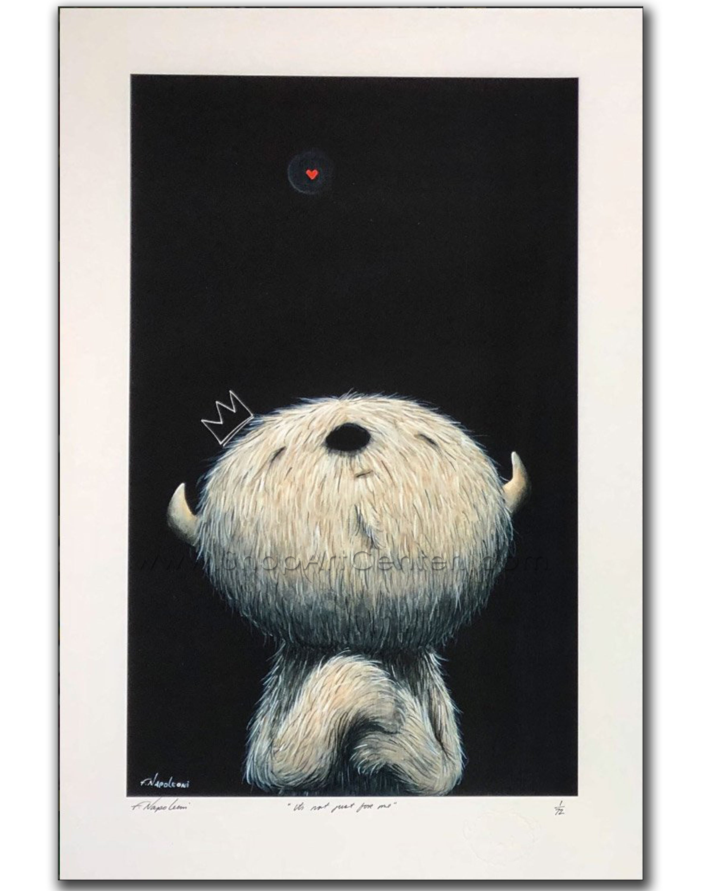 Fabio Napoleoni It's Not Just for Me Limited Edition Paper Giclee