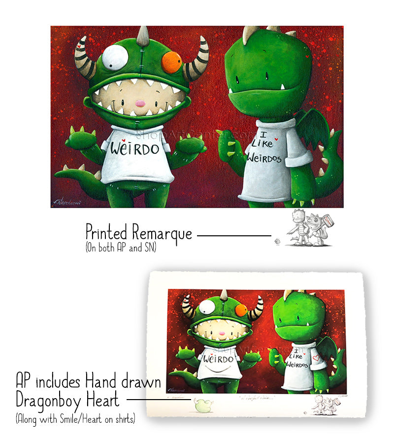 Fabio Napoleoni A Perfect Pair Limited Edition Paper Giclee