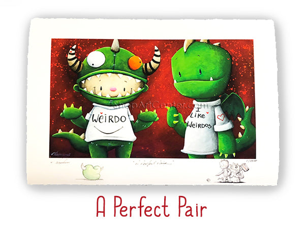 Fabio Napoleoni "A Perfect Pair" Limited Edition Paper Giclee