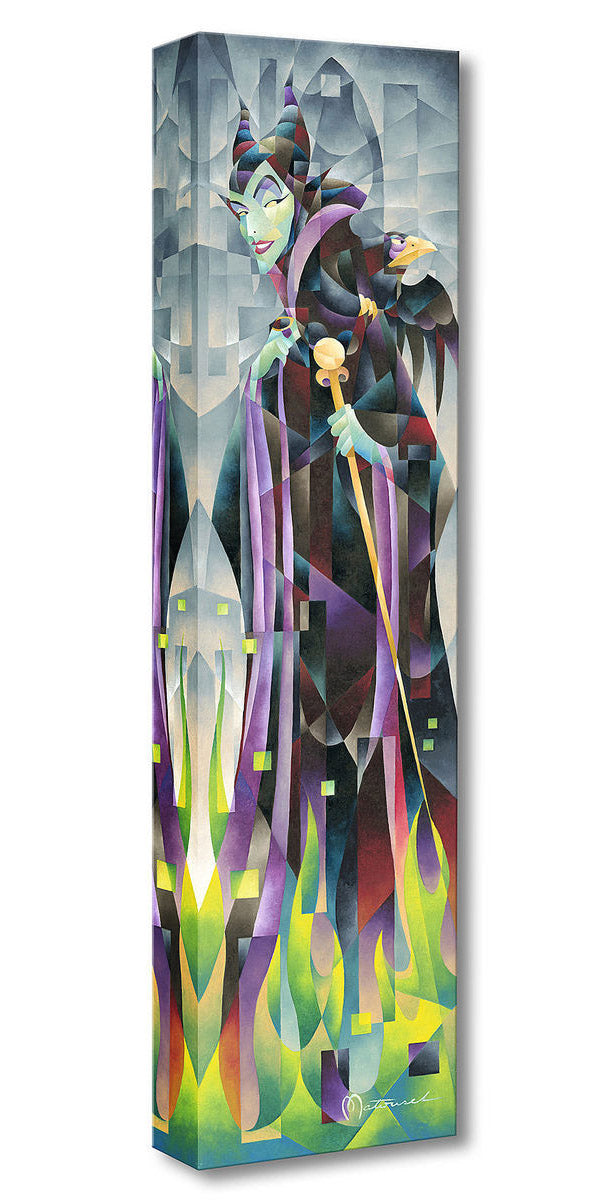 Tom Matousek Disney Flames of Maleficent Limited Edition Canvas Giclee