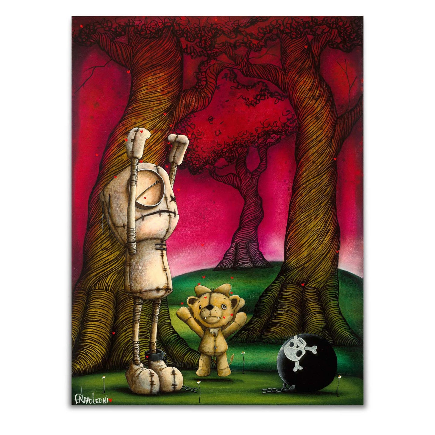 Fabio Napoleoni "Free From All That is Toxic" Limited Edition Paper Giclee