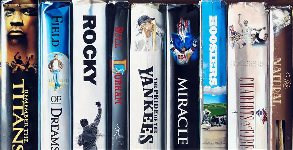 John-Mark Gleadow Great Sports Movies Limited Edition Canvas Giclee