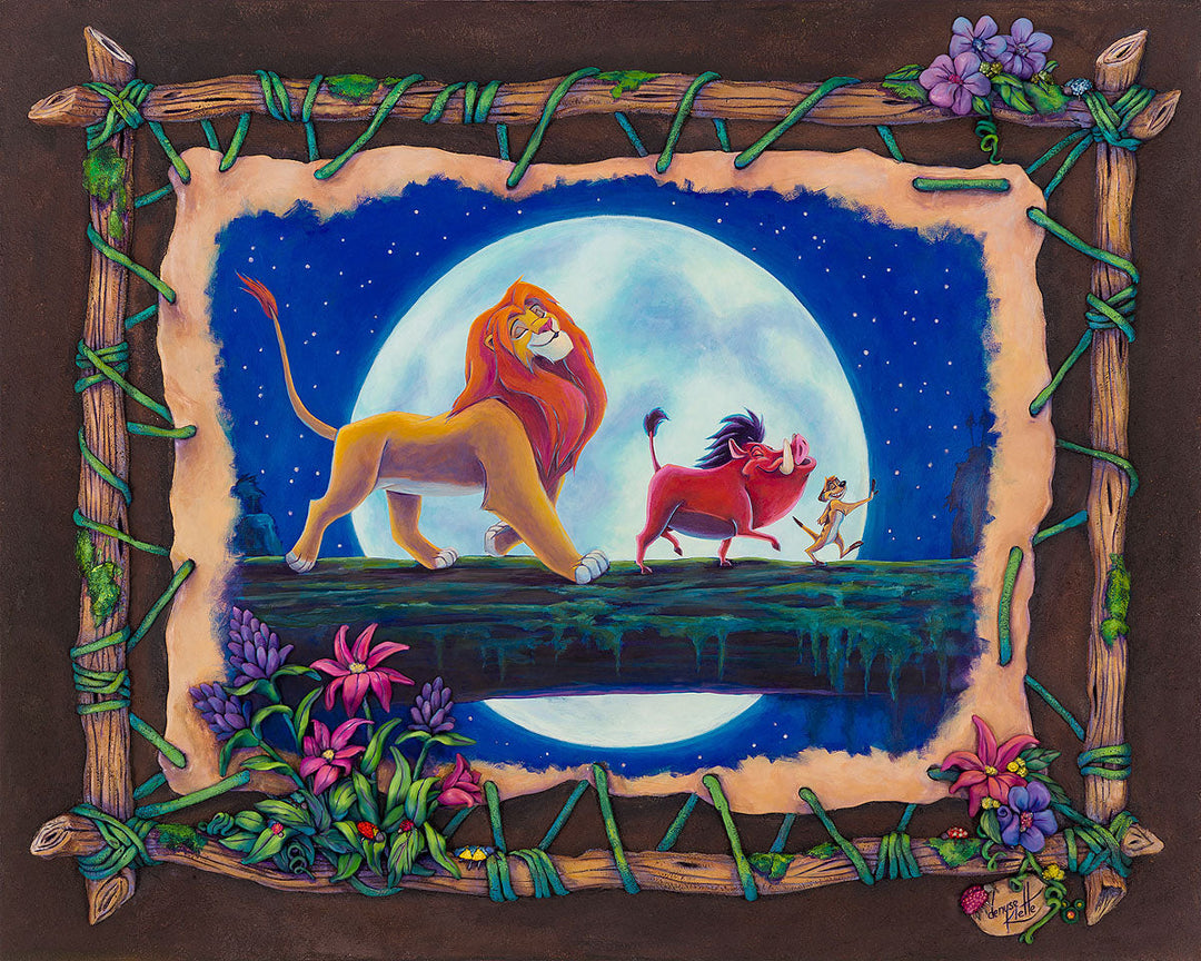 Denyse Klette Disney Hakuna Matata Limited Edition Canvas Giclee