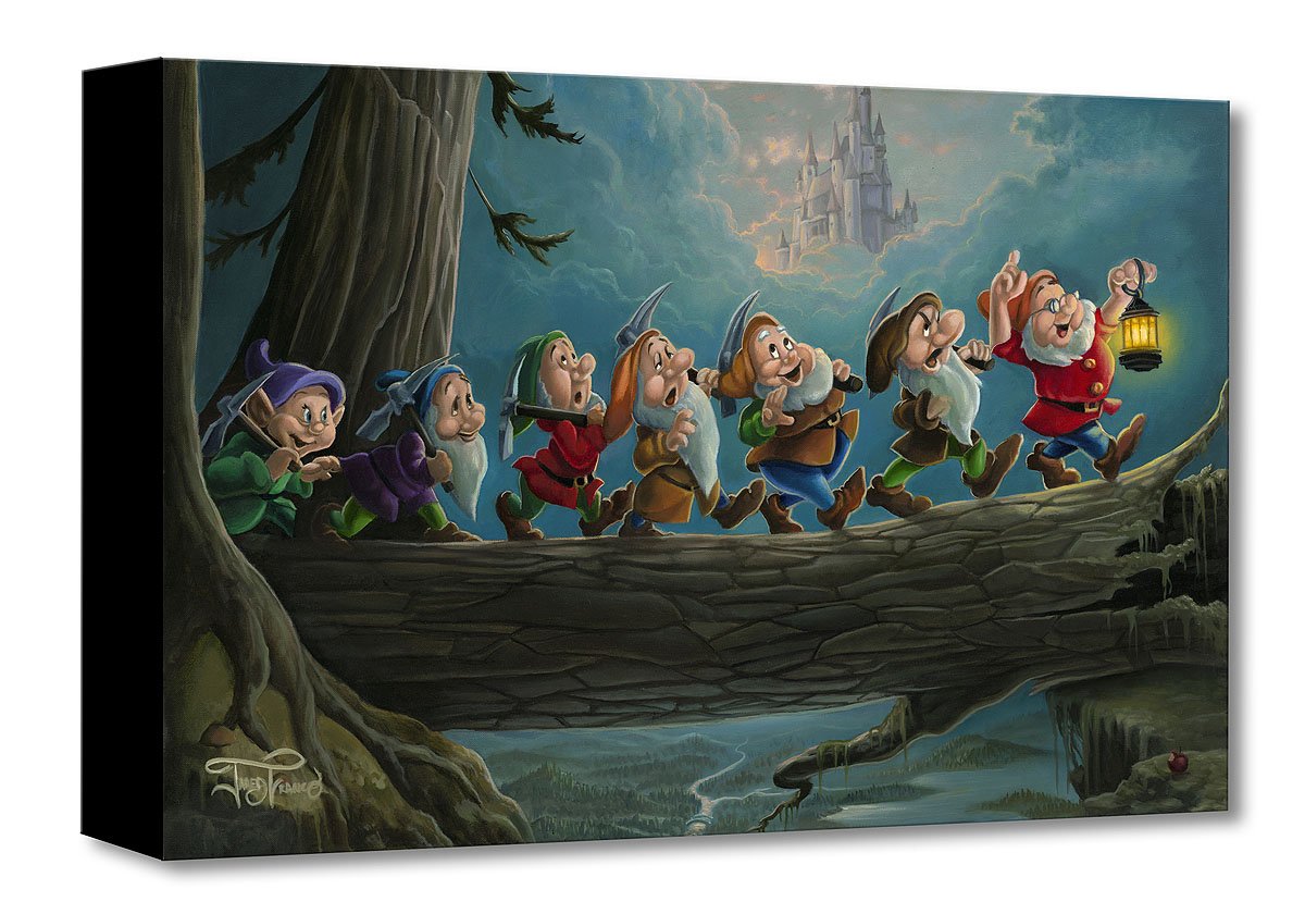 Jared Franco Disney "Home to Snow" Limited Edition Canvas Giclee